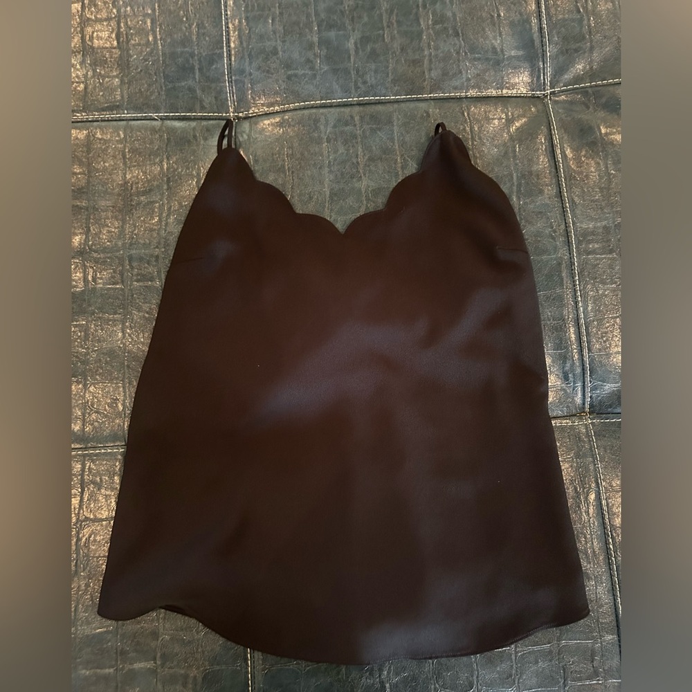 J Crew Scalloped Hem Tank - Size 8